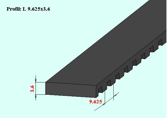 322-L-100 + LINATEX 4.4mm sa rupama