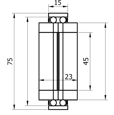GB 10721 S03/45X75X23/15 SNR KOSILI