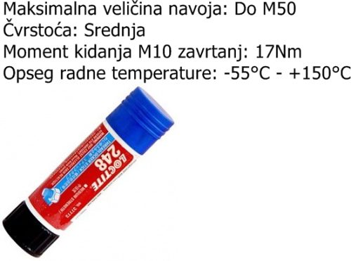 243 Osiguranje navoja s.c 6 ml K2 B