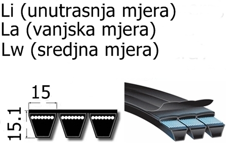 KB 3 - 5V KB 1060/15X13X2692 LA/SAN